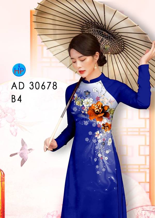 Vải Áo Dài Hoa In 3D Mới Ra AD 30678 39 Vải Áo Dài Hoa In 3D Mới Ra AD 30678