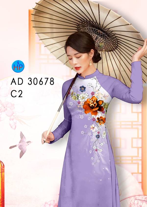 Vải Áo Dài Hoa In 3D Mới Ra AD 30678 46 Vải Áo Dài Hoa In 3D Mới Ra AD 30678