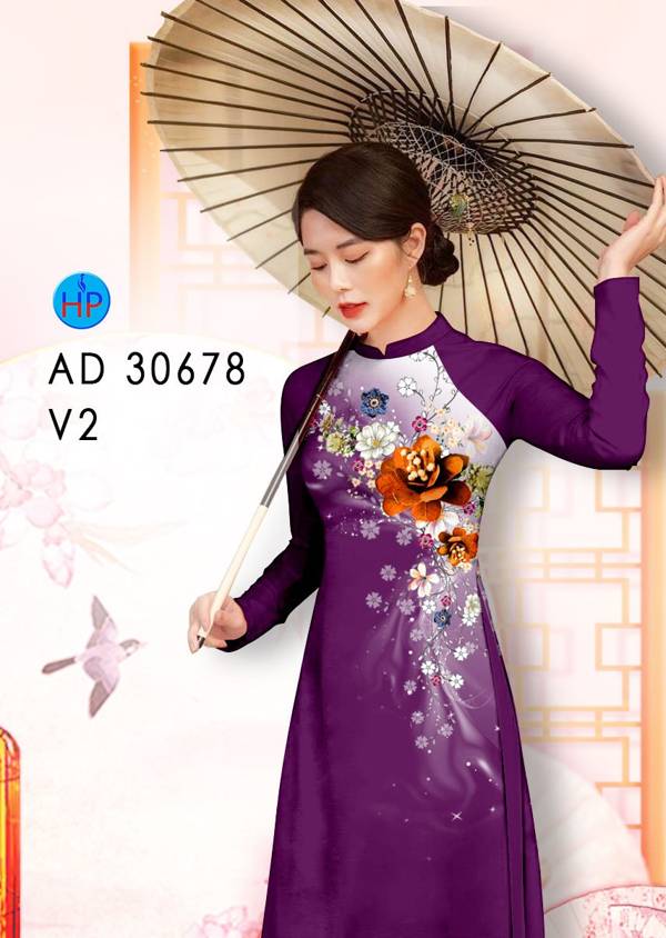 Vải Áo Dài Hoa In 3D Mới Ra AD 30678 49 Vải Áo Dài Hoa In 3D Mới Ra AD 30678