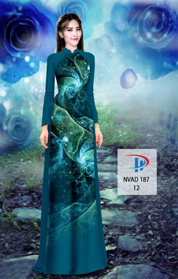 Vải Áo Dài Hoa Văn Vừa Ra  AD NVAD187