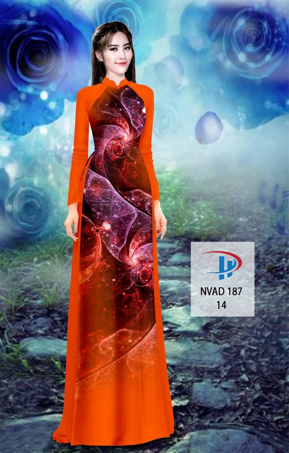 Vải Áo Dài Hoa Văn Vừa Ra  AD NVAD187