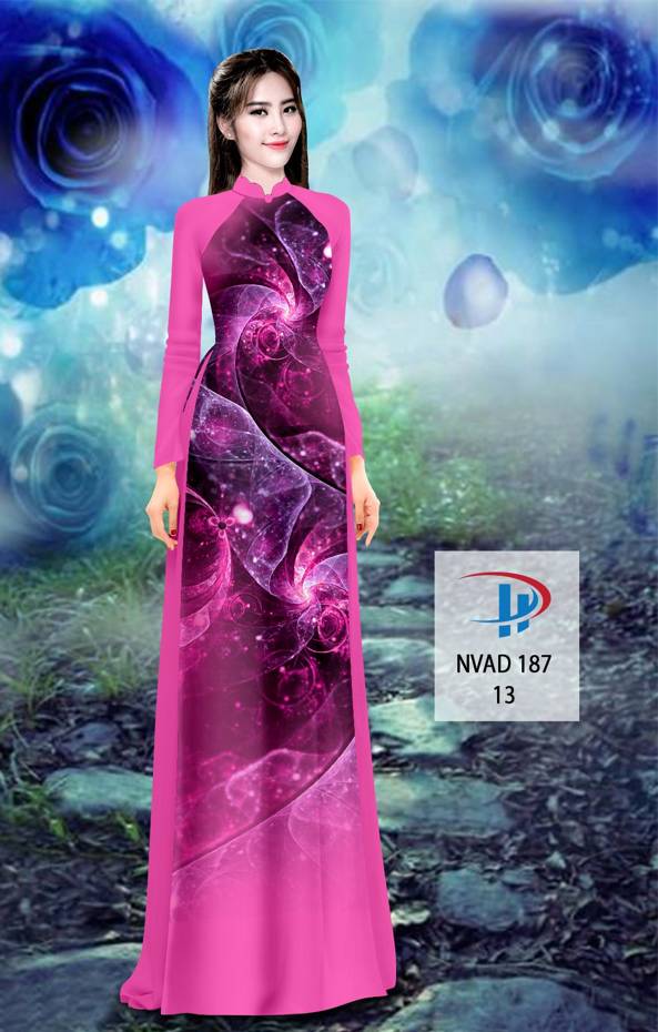 Vải Áo Dài Hoa Văn Vừa Ra  AD NVAD187