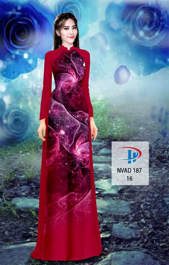 Vải Áo Dài Hoa Văn Vừa Ra  AD NVAD187