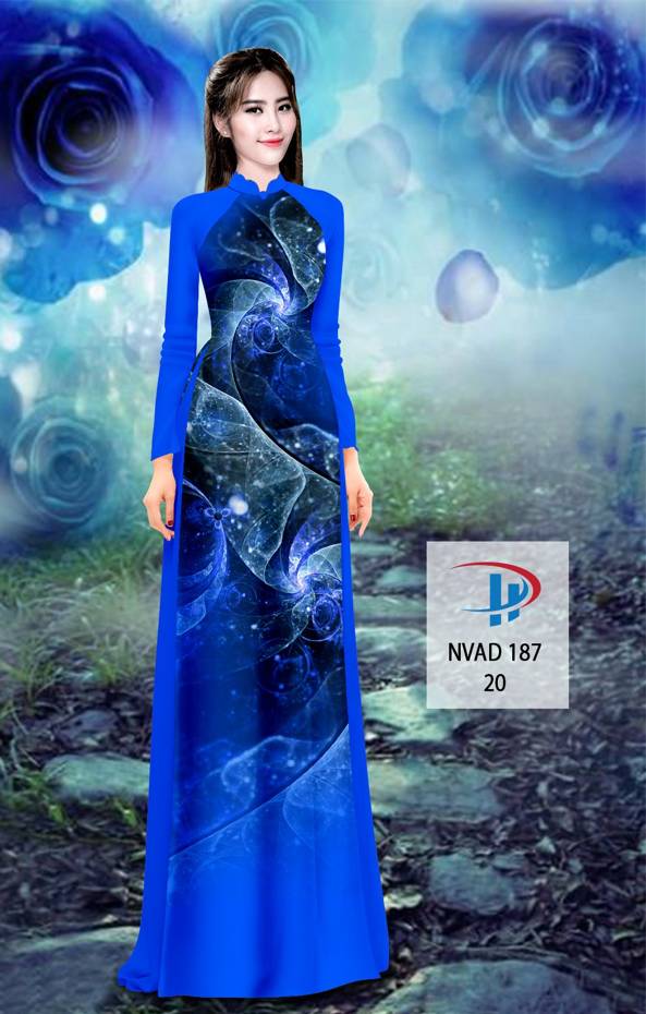 Vải Áo Dài Hoa Văn Vừa Ra  AD NVAD187