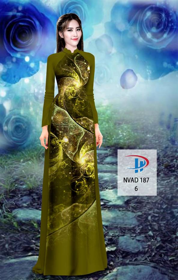 Vải Áo Dài Hoa Văn Vừa Ra  AD NVAD187