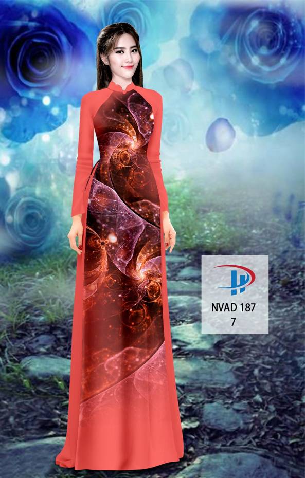 Vải Áo Dài Hoa Văn Vừa Ra  AD NVAD187