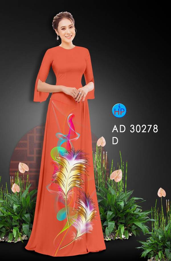 Vải Áo Dài Hoa In 3D Độc Đáo AD 30278 52 Vải Áo Dài Hoa In 3D Độc Đáo AD 30278