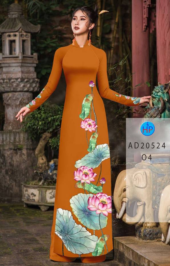 Vải Áo Dài Hoa Sen Mới Ra AD 20524 39 Vải Áo Dài Hoa Sen Mới Ra AD 20524