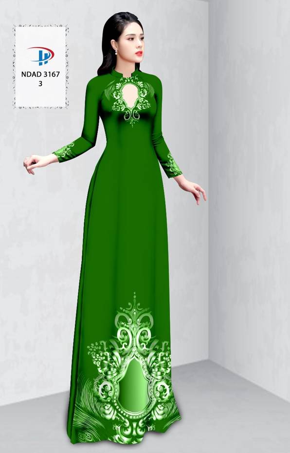 Vải Áo Dài Hoa Văn Vừa Ra  AD NDAD3167