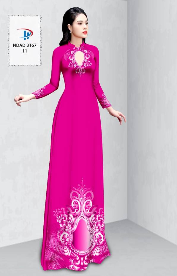 Vải Áo Dài Hoa Văn Vừa Ra  AD NDAD3167