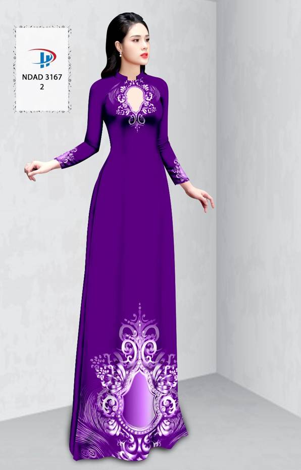 Vải Áo Dài Hoa Văn Vừa Ra  AD NDAD3167