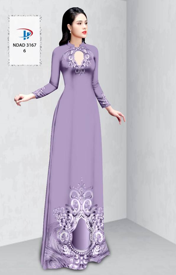 Vải Áo Dài Hoa Văn Vừa Ra  AD NDAD3167