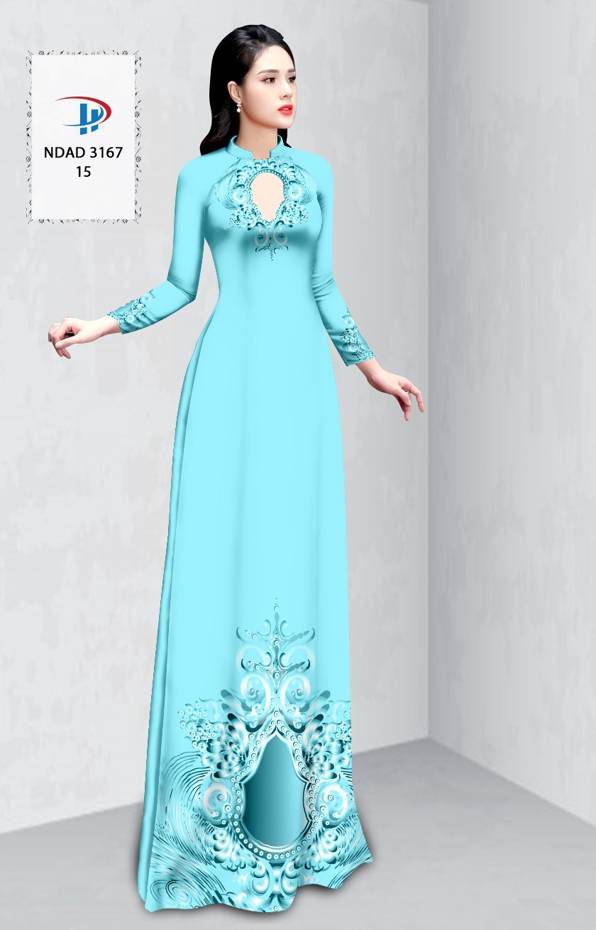 Vải Áo Dài Hoa Văn Vừa Ra  AD NDAD3167