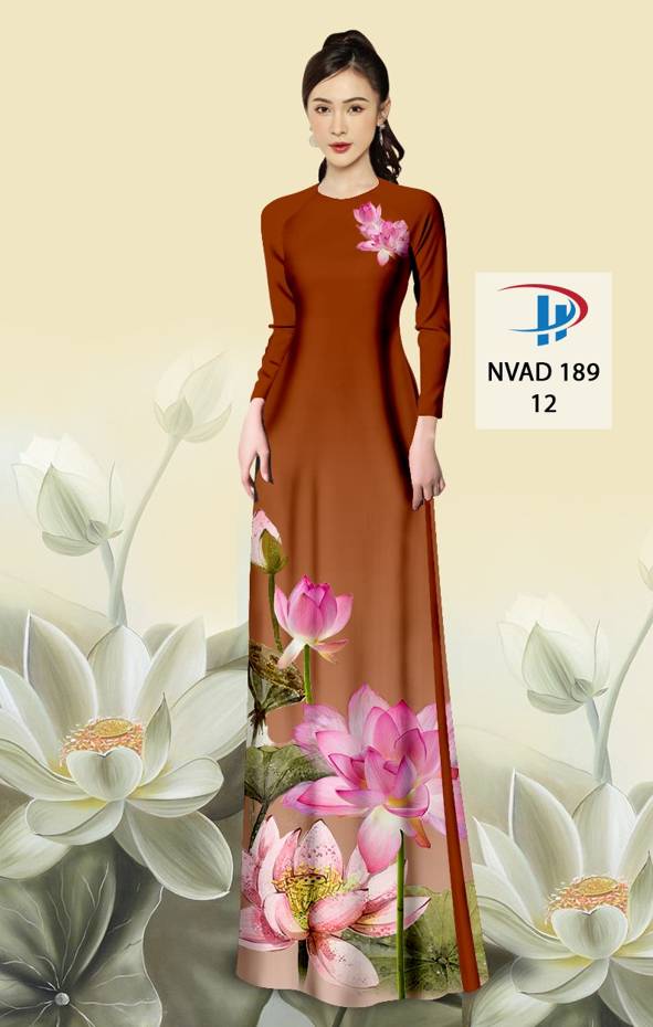 Vải Áo Dài Hoa Sen Mới Ra AD NVAD189 54 Vải Áo Dài Hoa Sen Mới Ra AD NVAD189