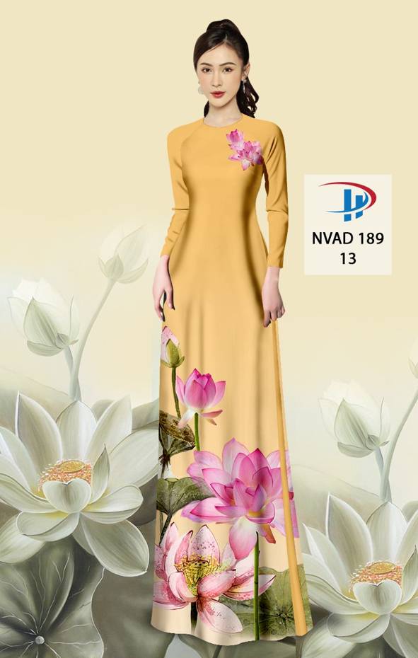 Vải Áo Dài Hoa Sen Mới Ra AD NVAD189 55 Vải Áo Dài Hoa Sen Mới Ra AD NVAD189