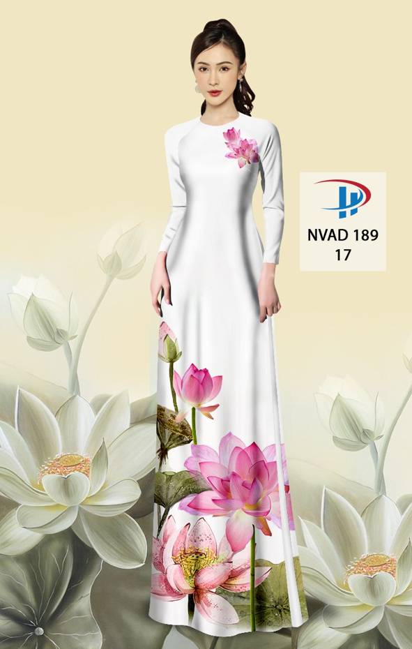 Vải Áo Dài Hoa Sen Mới Ra AD NVAD189 59 Vải Áo Dài Hoa Sen Mới Ra AD NVAD189