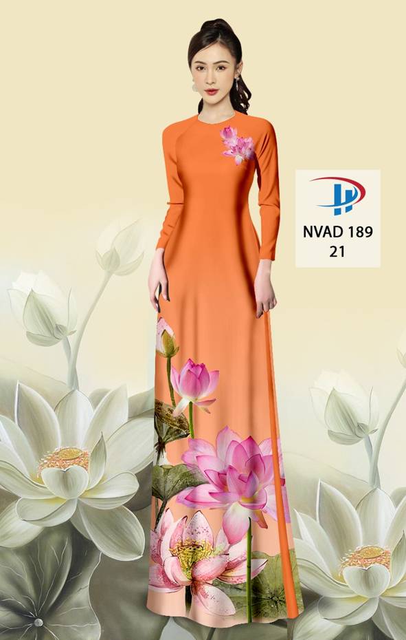 Vải Áo Dài Hoa Sen Mới Ra AD NVAD189 64 Vải Áo Dài Hoa Sen Mới Ra AD NVAD189