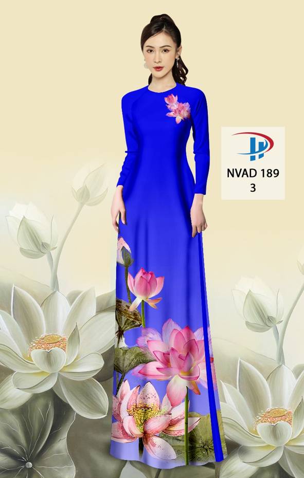 Vải Áo Dài Hoa Sen Mới Ra AD NVAD189 63 Vải Áo Dài Hoa Sen Mới Ra AD NVAD189