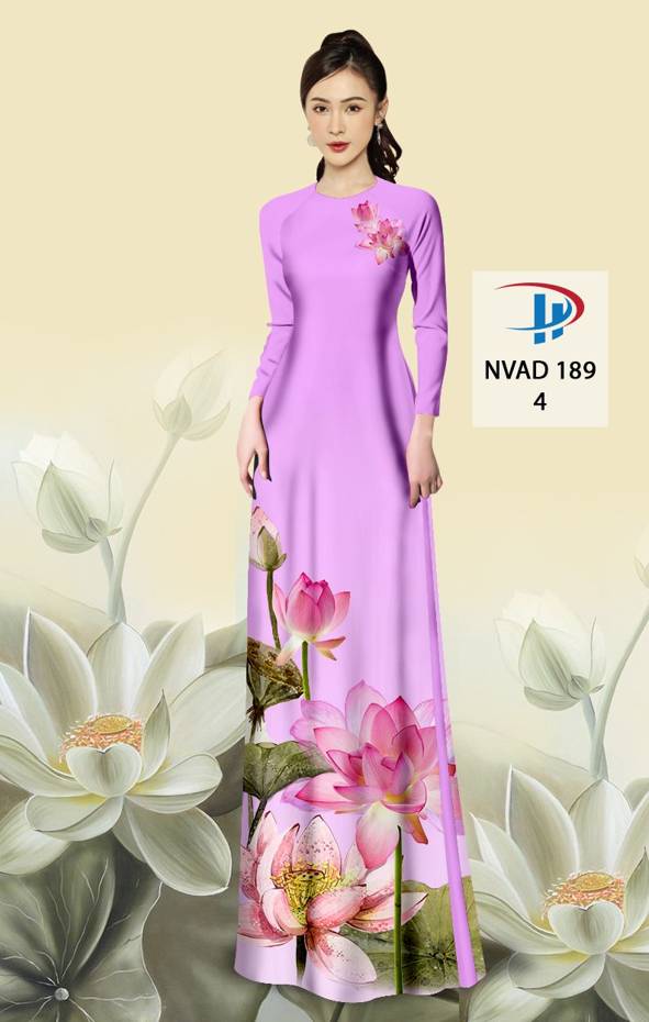 Vải Áo Dài Hoa Sen Mới Ra AD NVAD189 70 Vải Áo Dài Hoa Sen Mới Ra AD NVAD189