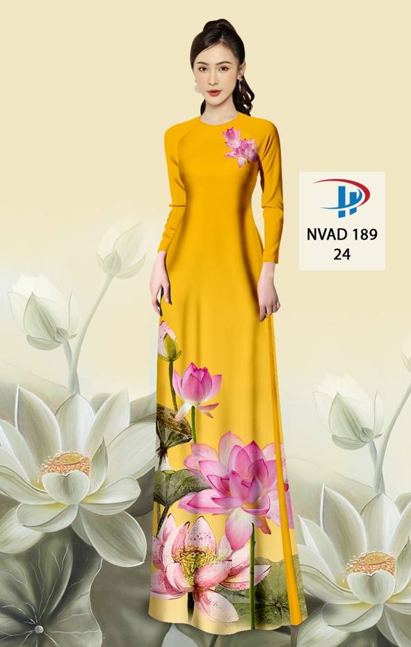 Vải Áo Dài Hoa Sen Mới Ra AD NVAD189 67 Vải Áo Dài Hoa Sen Mới Ra AD NVAD189