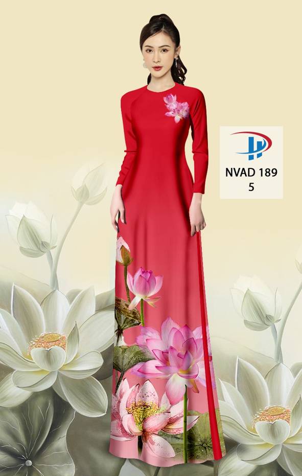 Vải Áo Dài Hoa Sen Mới Ra AD NVAD189 71 Vải Áo Dài Hoa Sen Mới Ra AD NVAD189