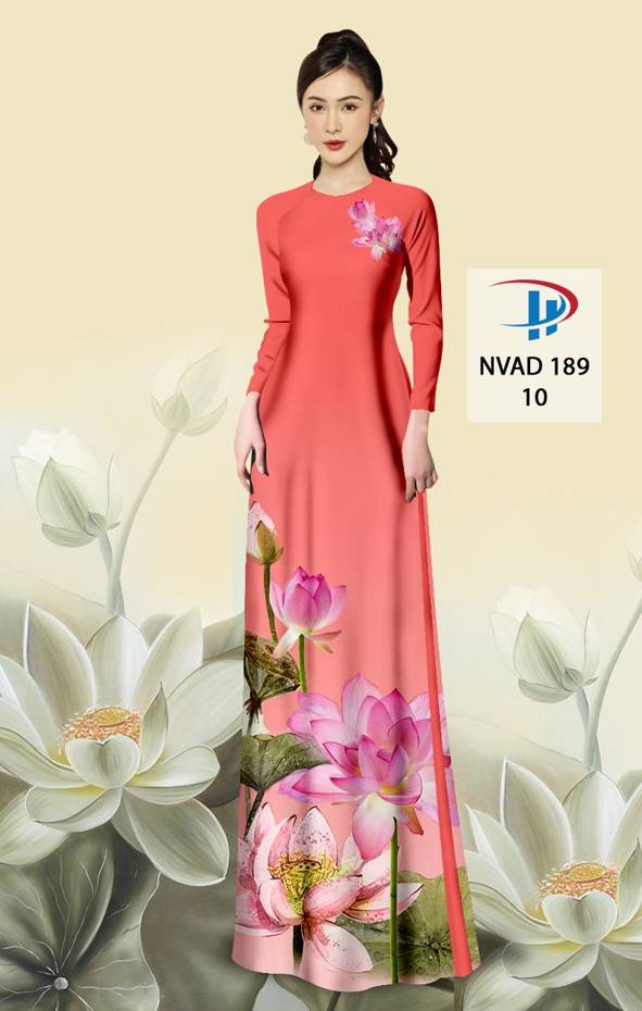 Vải Áo Dài Hoa Sen Mới Ra AD NVAD189 76 Vải Áo Dài Hoa Sen Mới Ra AD NVAD189