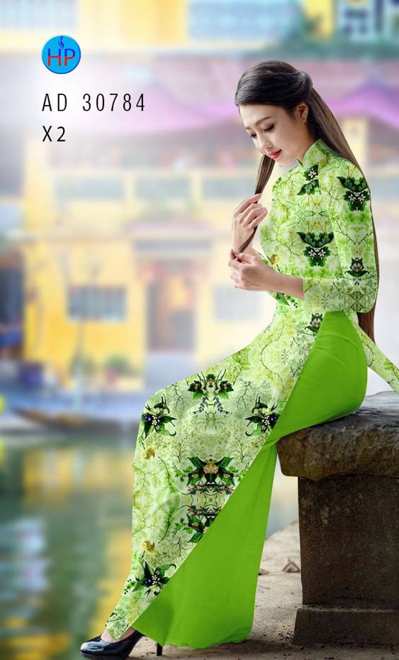 Vải Áo Dài Hoa Đều Vừa Ra  AD 30784