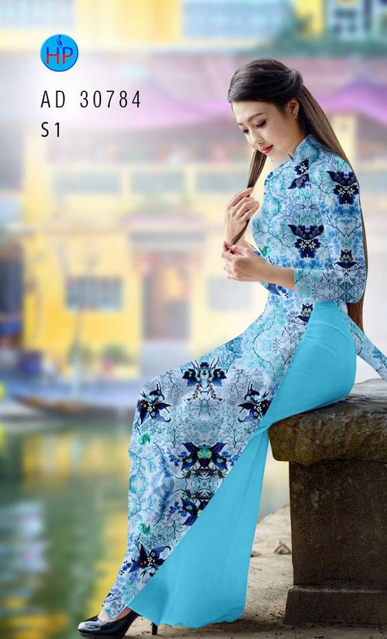Vải Áo Dài Hoa Đều Vừa Ra  AD 30784