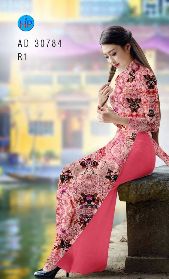 Vải Áo Dài Hoa Đều Vừa Ra  AD 30784