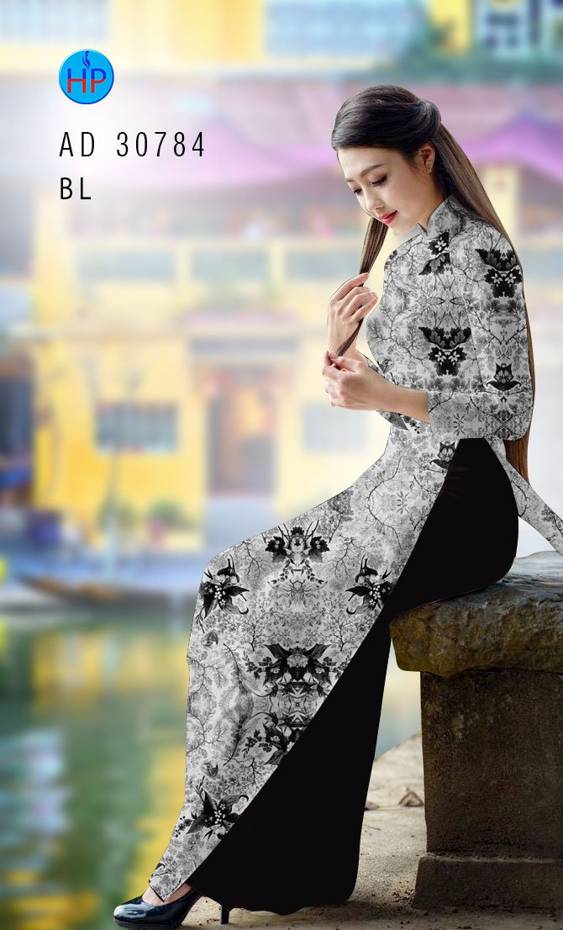 Vải Áo Dài Hoa Đều Vừa Ra  AD 30784