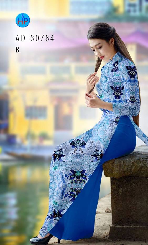 Vải Áo Dài Hoa Đều Vừa Ra  AD 30784