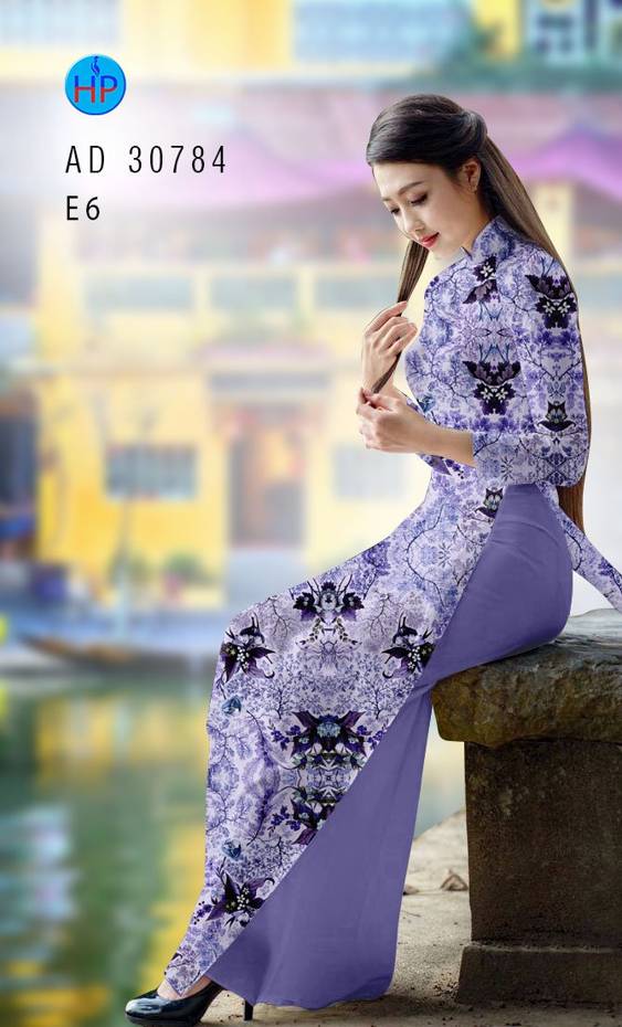 Vải Áo Dài Hoa Đều Vừa Ra  AD 30784