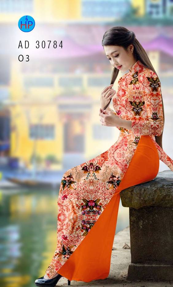 Vải Áo Dài Hoa Đều Vừa Ra  AD 30784