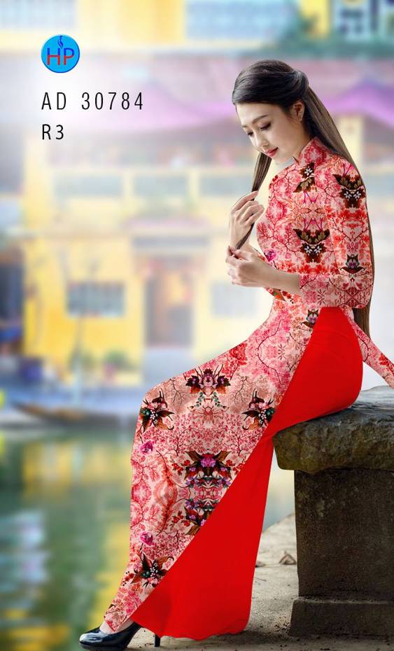 Vải Áo Dài Hoa Đều Vừa Ra  AD 30784