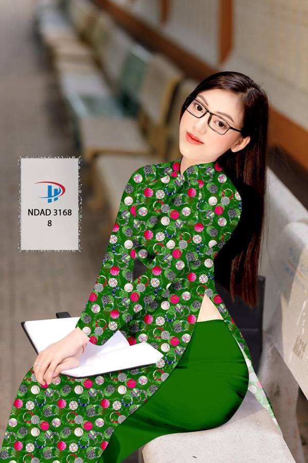 Vải Áo Dài Hoa Văn Mới Ra AD NDAD3168