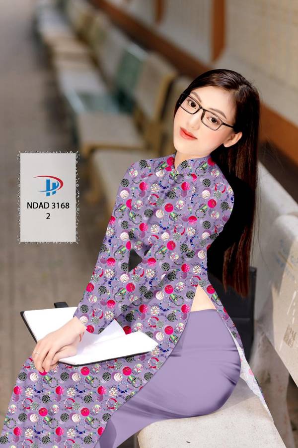 Vải Áo Dài Hoa Văn Mới Ra AD NDAD3168