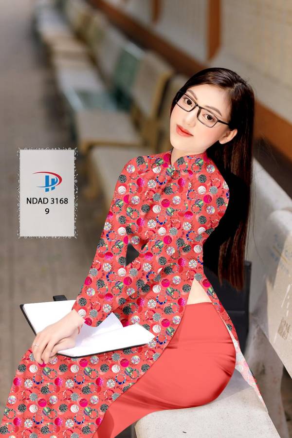 Vải Áo Dài Hoa Văn Mới Ra AD NDAD3168