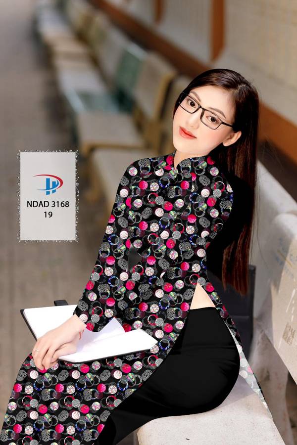 Vải Áo Dài Hoa Văn Mới Ra AD NDAD3168
