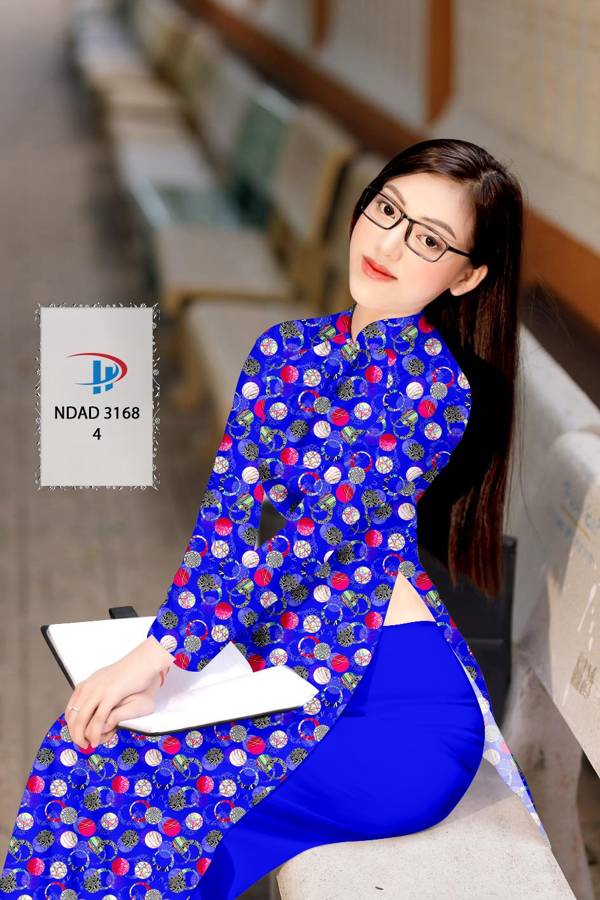 Vải Áo Dài Hoa Văn Mới Ra AD NDAD3168