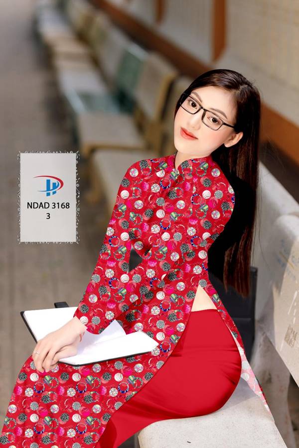 Vải Áo Dài Hoa Văn Mới Ra AD NDAD3168