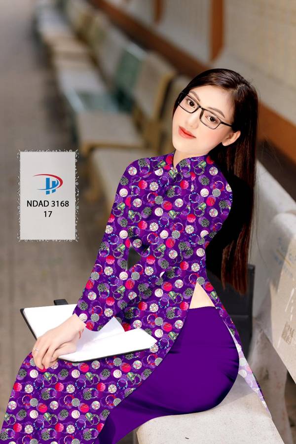 Vải Áo Dài Hoa Văn Mới Ra AD NDAD3168