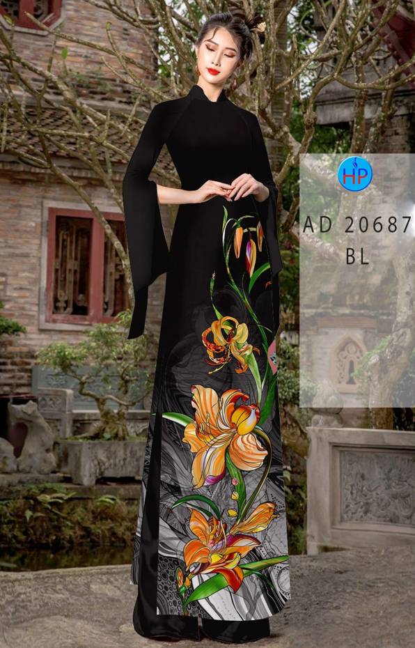 Vải Áo Dài Hoa in 3D Vừa Ra AD 20687 37 Vải Áo Dài Hoa in 3D Vừa Ra  AD 20687