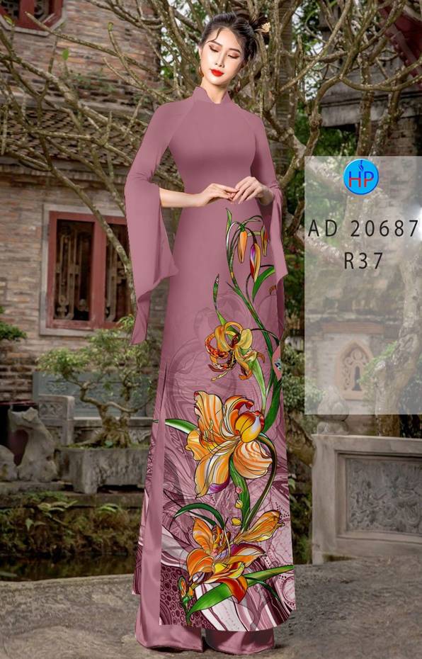 Vải Áo Dài Hoa in 3D Vừa Ra AD 20687 38 Vải Áo Dài Hoa in 3D Vừa Ra  AD 20687