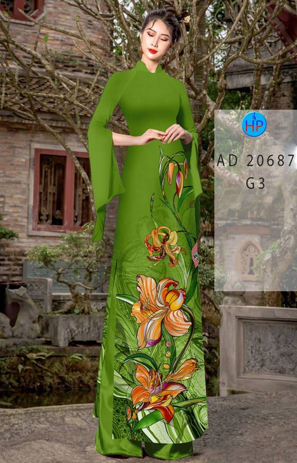Vải Áo Dài Hoa in 3D Vừa Ra AD 20687 40 Vải Áo Dài Hoa in 3D Vừa Ra  AD 20687