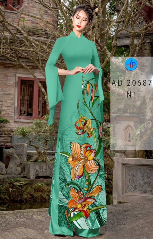 Vải Áo Dài Hoa in 3D Vừa Ra AD 20687 41 Vải Áo Dài Hoa in 3D Vừa Ra  AD 20687