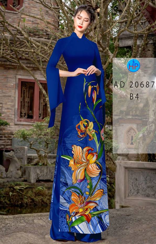 Vải Áo Dài Hoa in 3D Vừa Ra AD 20687 43 Vải Áo Dài Hoa in 3D Vừa Ra  AD 20687