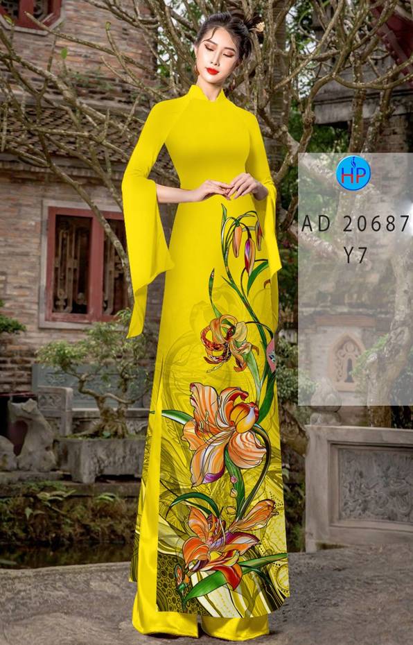 Vải Áo Dài Hoa in 3D Vừa Ra AD 20687 46 Vải Áo Dài Hoa in 3D Vừa Ra  AD 20687