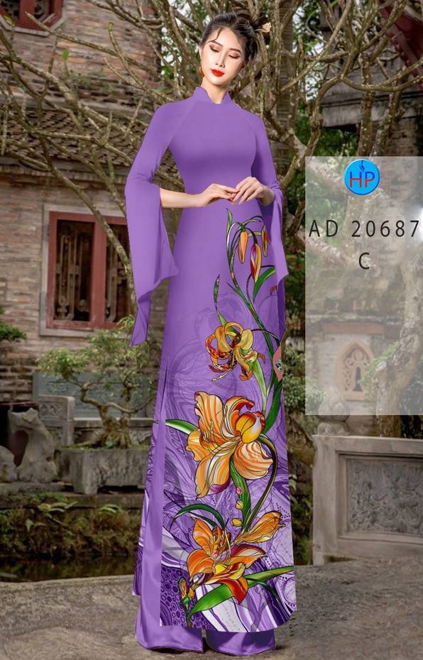 Vải Áo Dài Hoa in 3D Vừa Ra AD 20687 44 Vải Áo Dài Hoa in 3D Vừa Ra  AD 20687