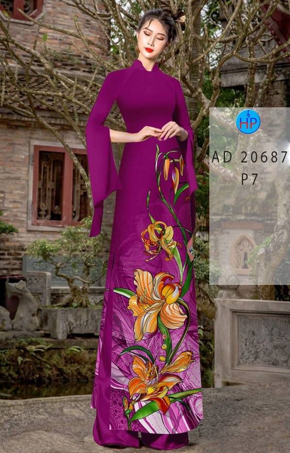 Vải Áo Dài Hoa in 3D Vừa Ra AD 20687 48 Vải Áo Dài Hoa in 3D Vừa Ra  AD 20687