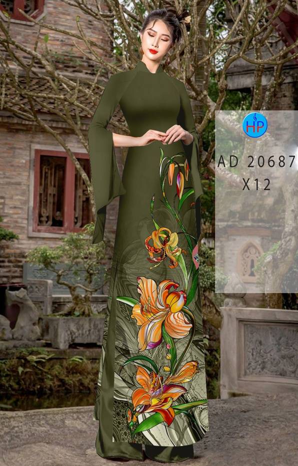 Vải Áo Dài Hoa in 3D Vừa Ra AD 20687 49 Vải Áo Dài Hoa in 3D Vừa Ra  AD 20687